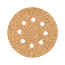 Paquete con 5 discos de lija 5" grano 60, 8 perforaciones