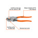 Pinza cortador multicable 10", TRUPER