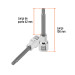 Dado punta larga bristol M8, cuadro 1/2", TRUPER