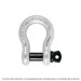 Grillete de acero forjado 5/16", FIERO