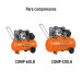2 ruedas de repuesto para COMP-60LB y COMP-120LH, TRUPER