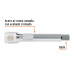 Extensión para matraca, cuadro 1/2", largo 5", TRUPER
