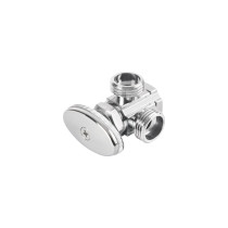 Llave ang. doble salida 1/2", multivuelta, roscable, FOSET