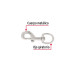 Bandola de zinc de 7/8" giratoria, FIERO
