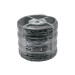 Rueda de hule sólido imponchable 10", doble balero, PRETUL