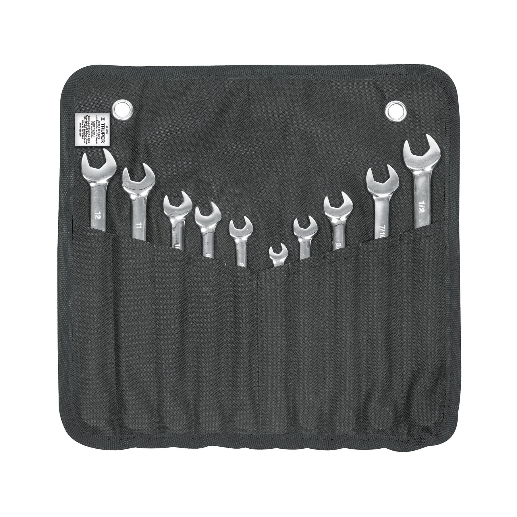 Jgo 10 llaves combinadas extralargas pulidas std y mm,EXPERT