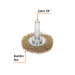 Carda circular 1-1/2" alambre fino para taladro, TRUPER