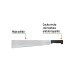 Machete punta recta 18", cacha inyectada, TRUPER
