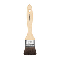 Brocha pelo de camello de 1-1/2" con mango de madera, TRUPER