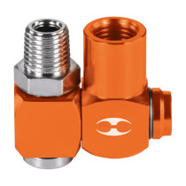 Destorcedor de aluminio, macho-hembra, cuerda 1/4"NPT,TRUPER