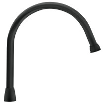 Cuello largo para mezcladora de fregadero, negro mate, AQUA