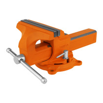 Tornillo de banco 8" tipo europeo de hierro nodular, TRUPER