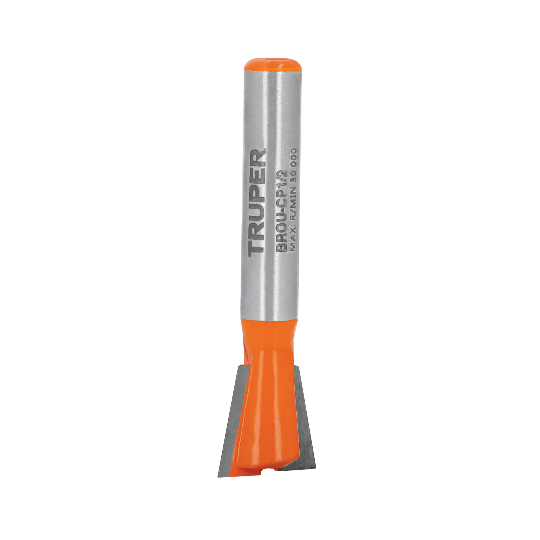 Broca para router, cola de pato, 1/2", TRUPER