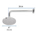 Regadera cromo 6" plato redondo, con brazo, FOSET ELEMENT