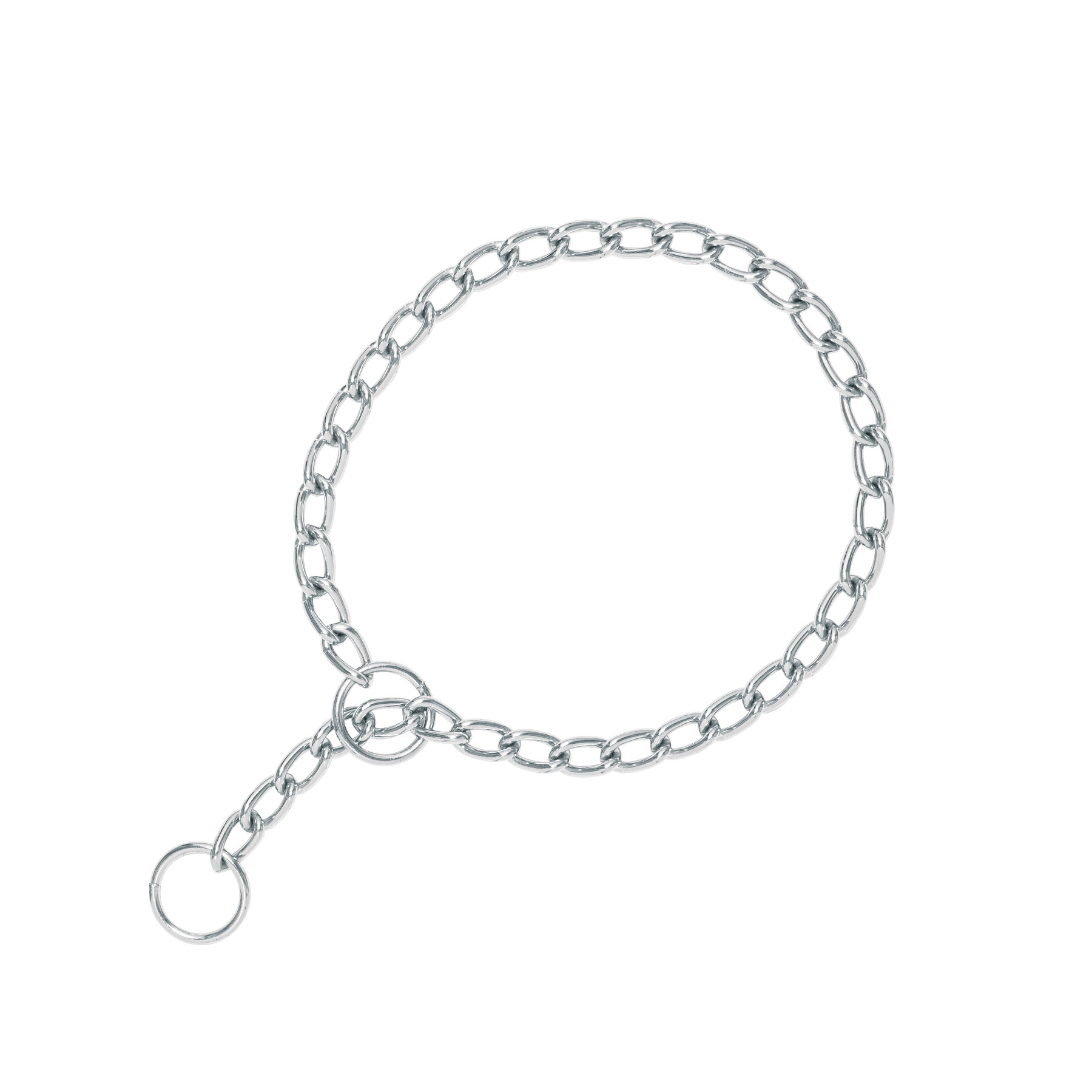 Collar de entrenamiento para perro, 60 cm, eslabón de 4 mm