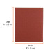 Lija de esmeril roja grano 80 de óxido de aluminio, TRUPER