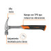 Martillo forjado 16 oz uña recta, mango con neopreno, EXPERT