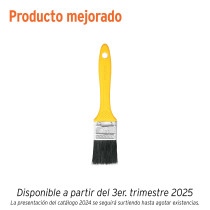 Brocha uso general de 1-1/2" con mango de plástico, PRETUL