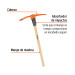 Talacho-pico 5 lb, mango de madera 36", TRUPER