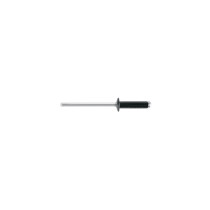 Bolsa c/50 remaches 1/8"x3/8" negros de aluminio, ala 1/4"
