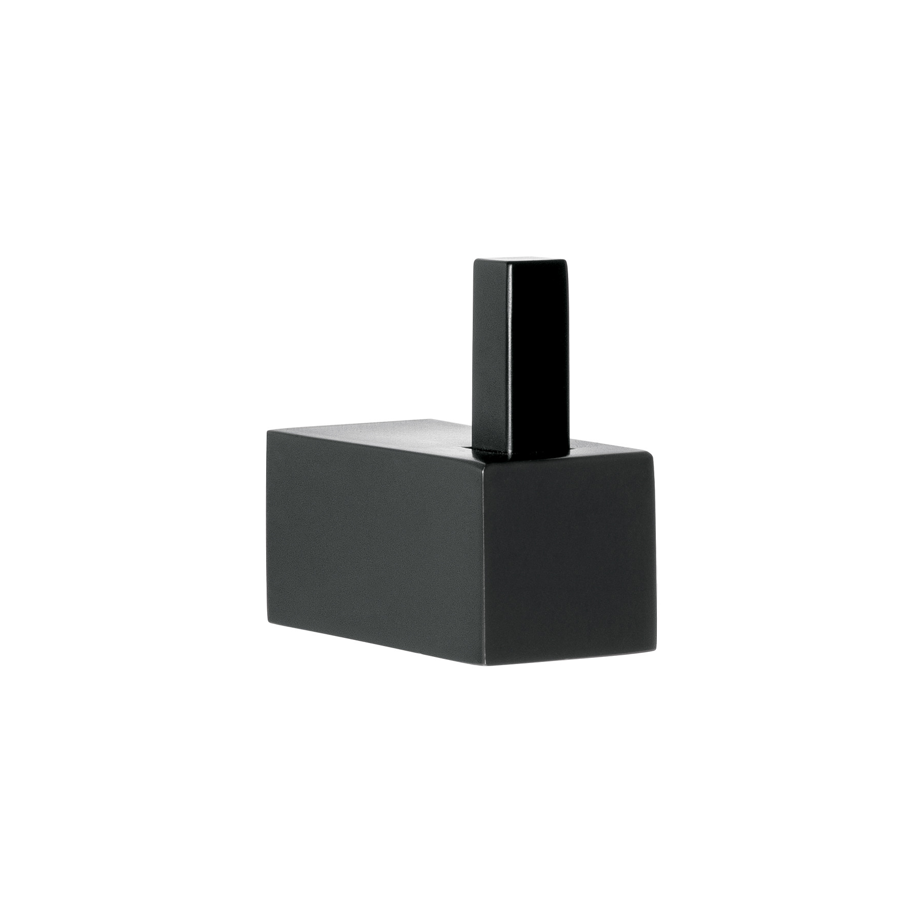 Gancho sencillo para toallas, negro, FOSET KUBO