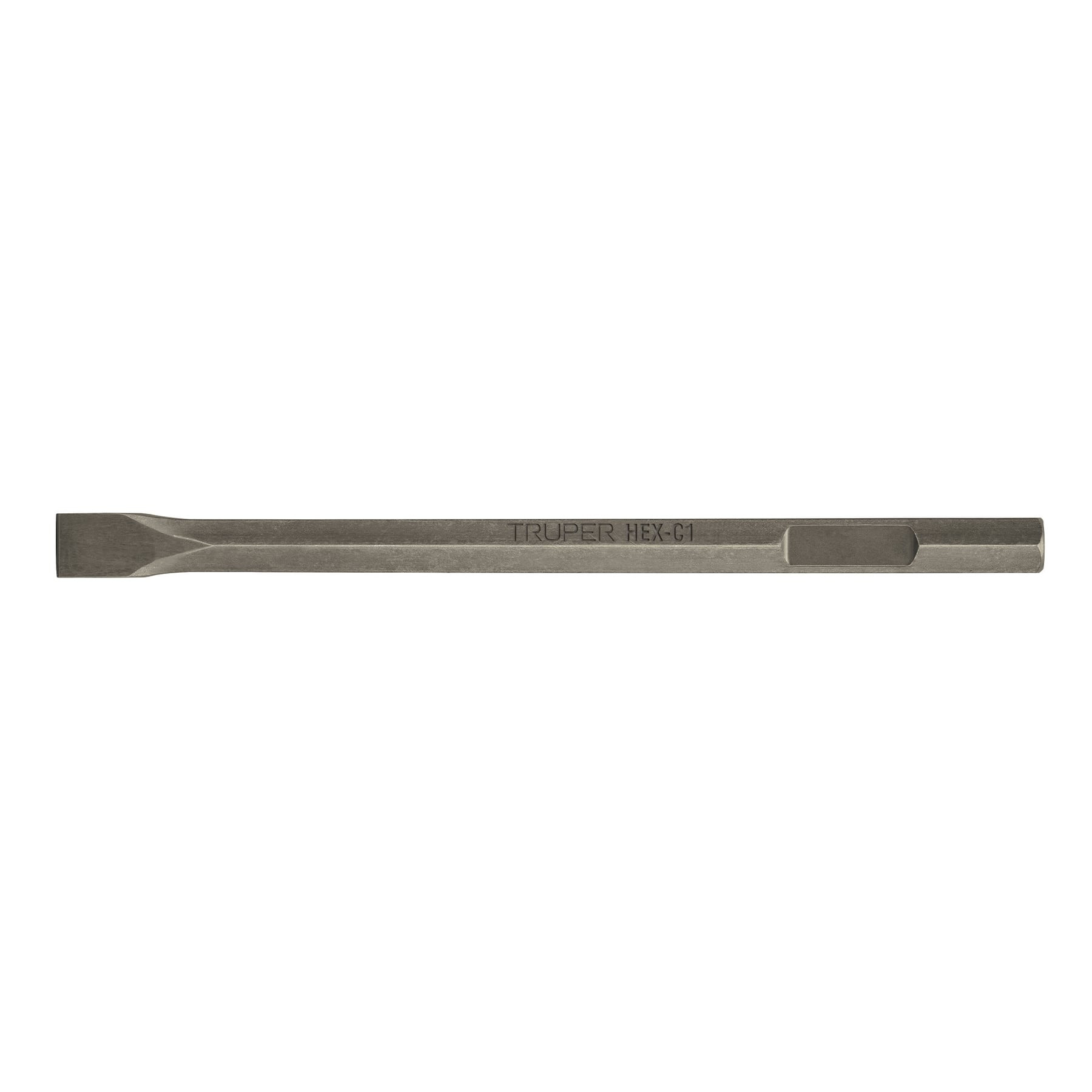 Cincel plano zanco hexagonal de 1-3/8" x 20", TRUPER