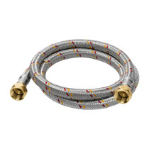 Manguera para gas, aluminio, 3/8" flare, 100 cm, FOSET BASIC