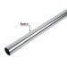 Tubo redondo para clóset, 3.0 m, acero cromado, HERMEX