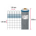 Rollo de 30 m x 0.9 m de malla mosquitera plástica gris