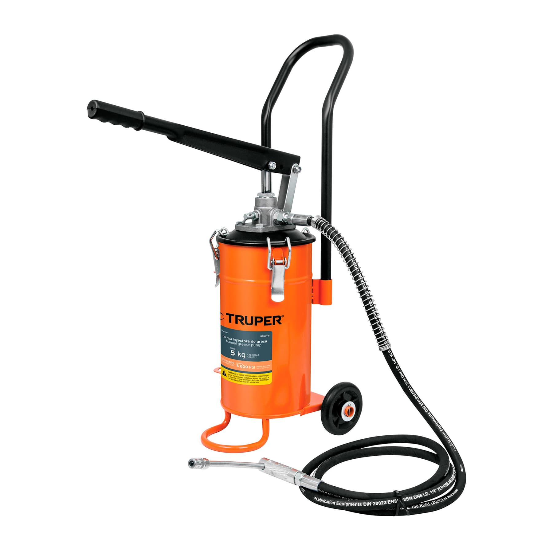 Bomba inyectora de grasa, 5 kg, TRUPER