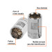 Dado de 11/16", 6 puntas, cuadro 1/2", TRUPER
