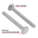 Bolsa con 50 tornillos 1/4" x 2-1/2" tipo coche, FIERO