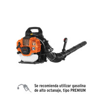 Sopladora con motor de 53cc a gasolina, tipo mochila, Truper