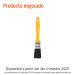 Brocha uso general de 1" con mango de plástico, PRETUL