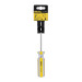 Desarmador cabinet 3/16 x 4" mango de PVC, PRETUL