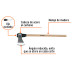 Hacha media labor 4-1/2 lb, mango de madera 36", TRUPER