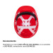 Casco de seguridad, ajuste de intervalos, rojo, PRETUL