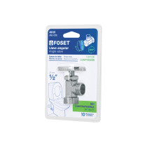 Llave angular 1/2" x 1/2" en blíster, Foset