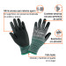 Guantes de nylon recubiertos de nitrilo arenoso, CH, TRUPER