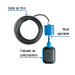 Flotador eléctrico con cable de 10 m, 10 A, FOSET