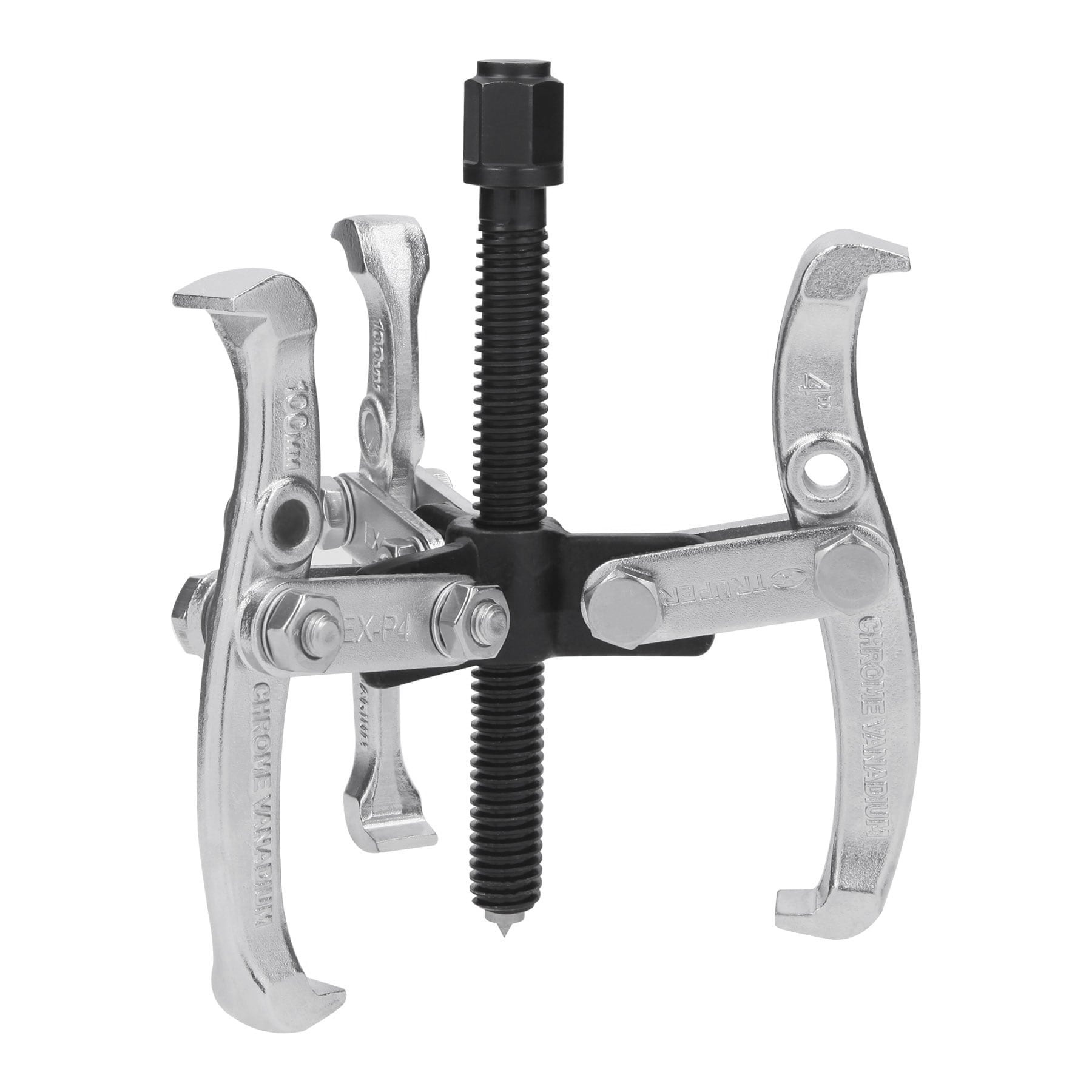 Extractor de poleas, 3 quijadas, 4", TRUPER