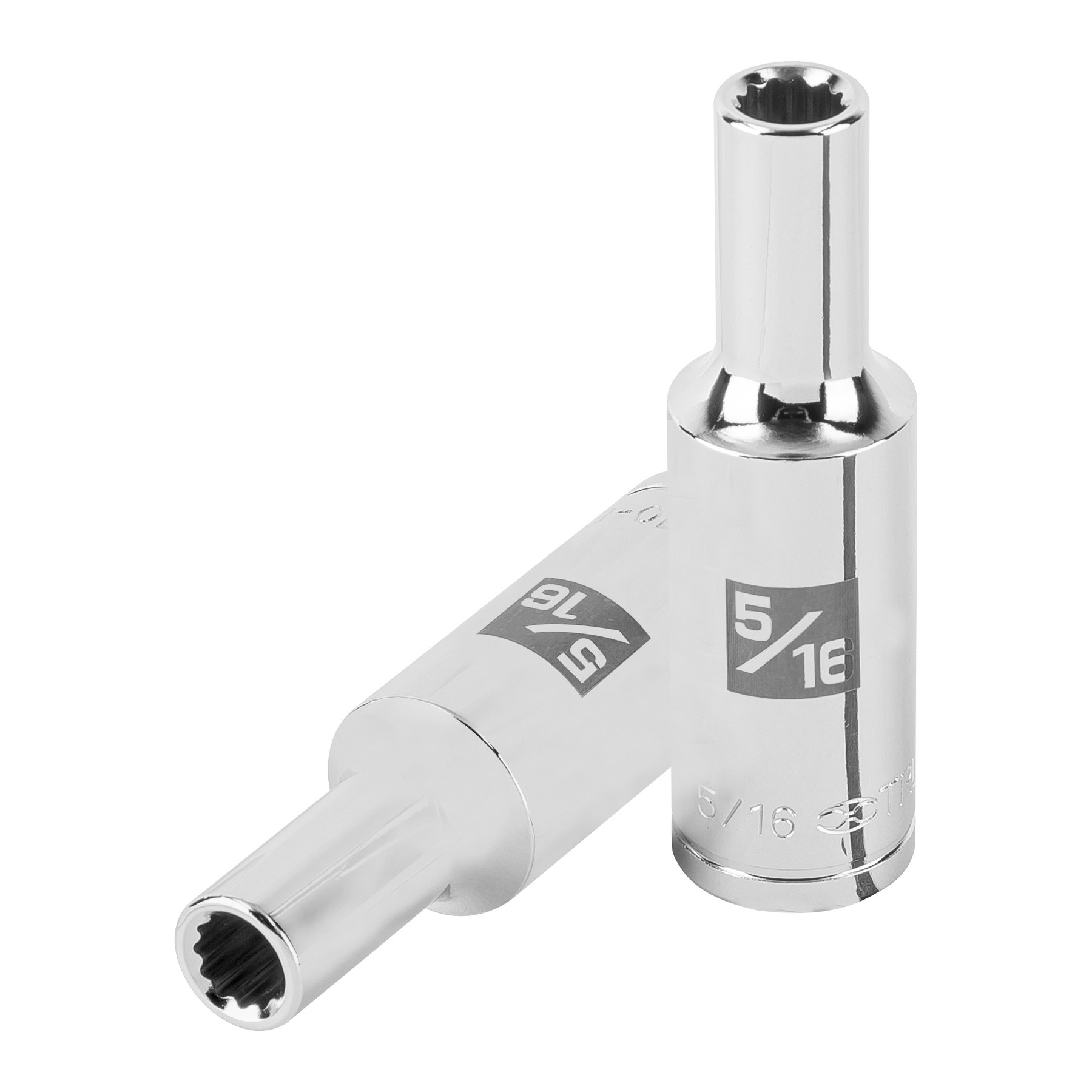 Dado largo de 5/16" 12 puntas, cuadro 1/2", TRUPER