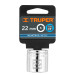Dado de 22 mm, 6 puntas, cuadro 3/8", TRUPER