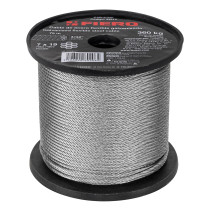 Metro de cable flexible 3/32" de acero 7x19 hilos, 75 m