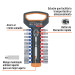 Juego de dados mm y std con matraca, cuadro 1/4", TRUPER