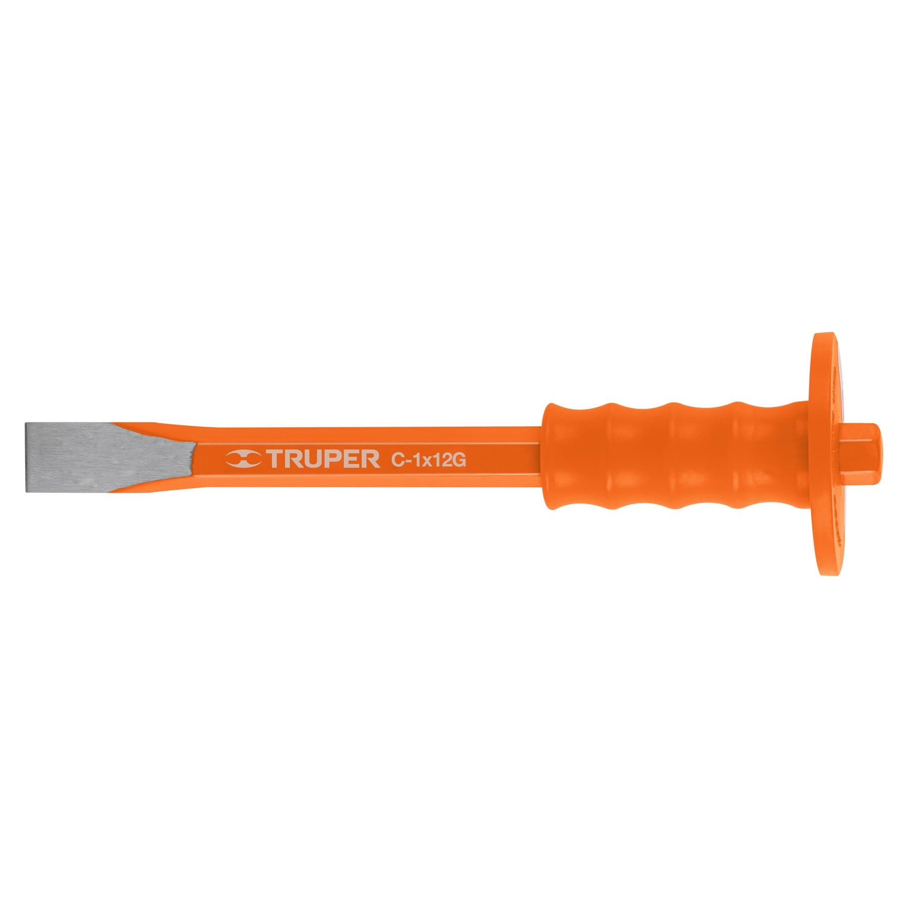 Cincel de corte frío 1 X 12" con grip, TRUPER