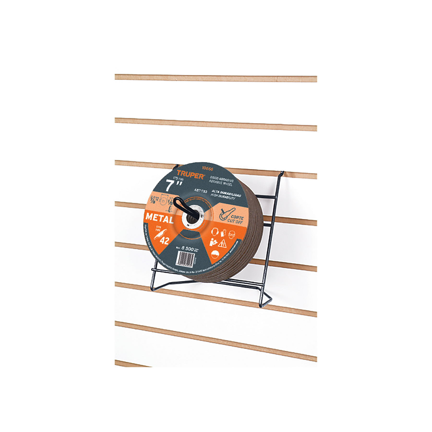 Rack para discos abrasivos 7 y 9", TRUPER