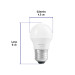 Foco LED 3W (25W) G45, 6500K blanca fría, 270 lm, caja