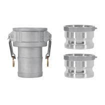 Juego de conexiones rápidas para manguera 3" para motobomba
