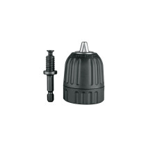Broquero 3/8" sin llave y adaptador hexagonal 1/4", TRUPER